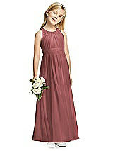 Front View Thumbnail - English Rose Flower Girl Dress FL4054