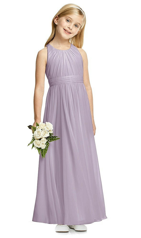 Front View - Lilac Haze Flower Girl Dress FL4054