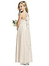 Rear View Thumbnail - Oat Flower Girl Dress FL4054