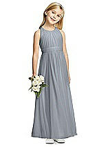 Front View Thumbnail - Platinum Flower Girl Dress FL4054