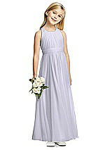 Front View Thumbnail - Silver Dove Flower Girl Dress FL4054