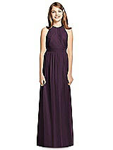 Front View Thumbnail - Aubergine Dessy Collection Junior Bridesmaid Dress JR539