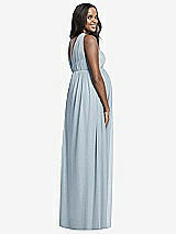 Rear View Thumbnail - Mist Dessy Collection Maternity Bridesmaid Dress M431