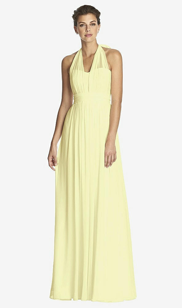 Front View - Butter Yellow After Six Bridesmaid Dress 6768