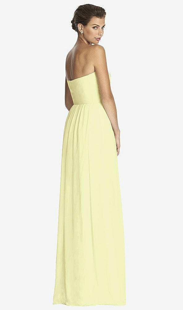 Back View - Butter Yellow After Six Bridesmaid Dress 6768