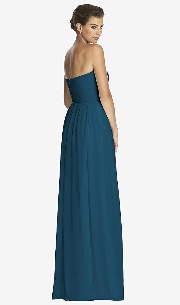 Back View - Atlantic Blue After Six Bridesmaid Dress 6768