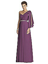 Alt View 2 Thumbnail - Aubergine After Six Bridesmaid Dress 6768