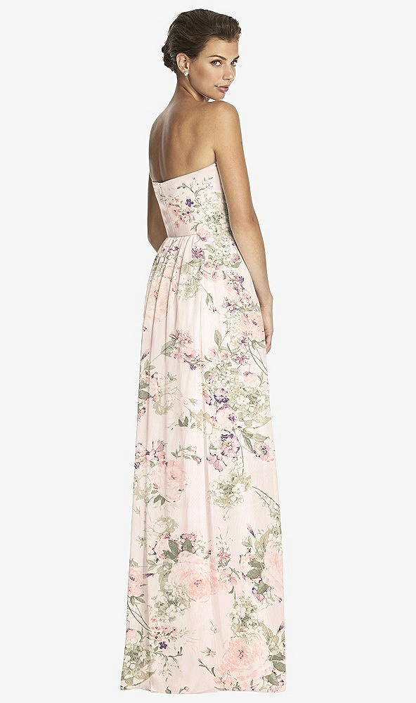 Back View - Blush Garden After Six Bridesmaid Dress 6768