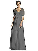 Alt View 3 Thumbnail - Black After Six Bridesmaid Dress 6768