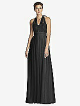 Front View Thumbnail - Black After Six Bridesmaid Dress 6768