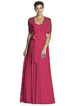 Alt View 3 Thumbnail - Cabernet After Six Bridesmaid Dress 6768