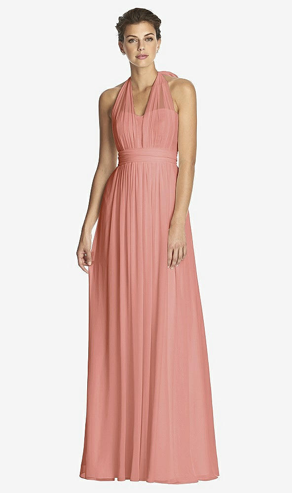 Front View - Desert Rose After Six Bridesmaid Dress 6768