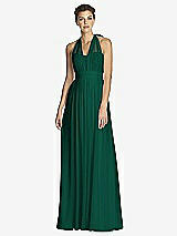 Front View Thumbnail - Hunter Green After Six Bridesmaid Dress 6768