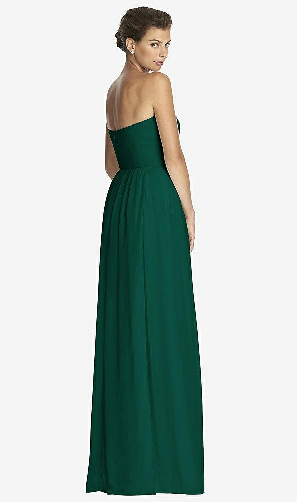 Back View - Hunter Green After Six Bridesmaid Dress 6768