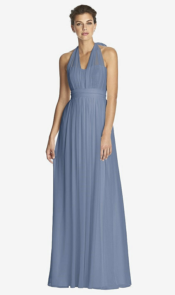 Front View - Larkspur Blue After Six Bridesmaid Dress 6768