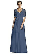 Alt View 3 Thumbnail - Midnight Navy After Six Bridesmaid Dress 6768