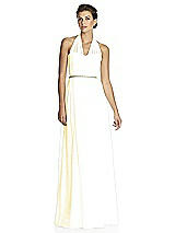 Alt View 1 Thumbnail - Pale Yellow After Six Bridesmaid Dress 6768