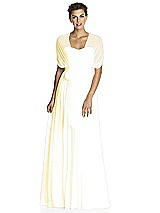 Alt View 3 Thumbnail - Pale Yellow After Six Bridesmaid Dress 6768