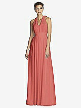 Front View Thumbnail - Coral Pink After Six Bridesmaid Dress 6768