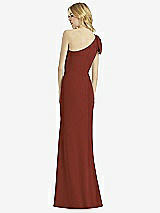 Alt View 2 Thumbnail - Auburn Moon Bowed One-Shoulder Trumpet Gown