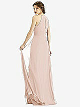 Rear View Thumbnail - Cameo Keyhole Halter Chiffon Maxi Dress