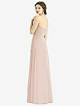 Rear View Thumbnail - Cameo Strapless Sweetheart Gown with Optional Straps