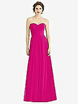 Front View Thumbnail - Think Pink Strapless Sweetheart Gown with Optional Straps