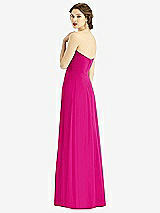 Rear View Thumbnail - Think Pink Strapless Sweetheart Gown with Optional Straps