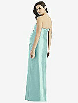 Rear View Thumbnail - Seaside Alfred Sung Maternity Bridesmaid Dress Style M436