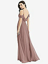 Front View Thumbnail - Sienna Off-the-Shoulder Open Cowl-Back Maxi Dress