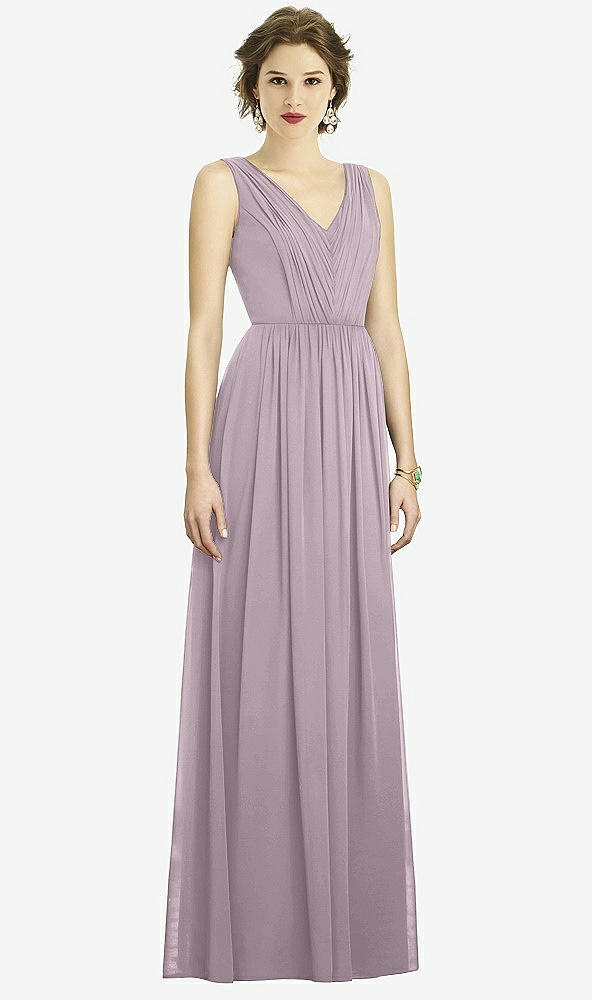 Front View - Lilac Dusk Dessy Bridesmaid Dress 3005