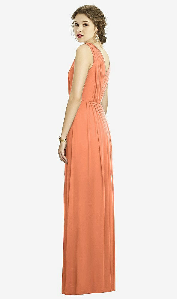 Back View - Sweet Melon Dessy Bridesmaid Dress 3005