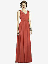 Front View Thumbnail - Amber Sunset Dessy Bridesmaid Dress 3005