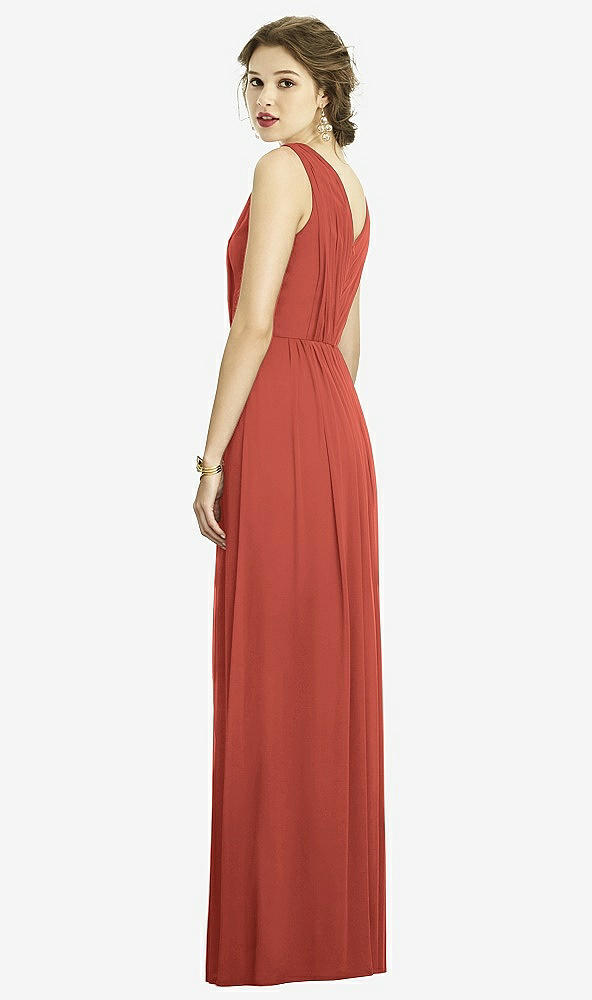 Back View - Amber Sunset Dessy Bridesmaid Dress 3005