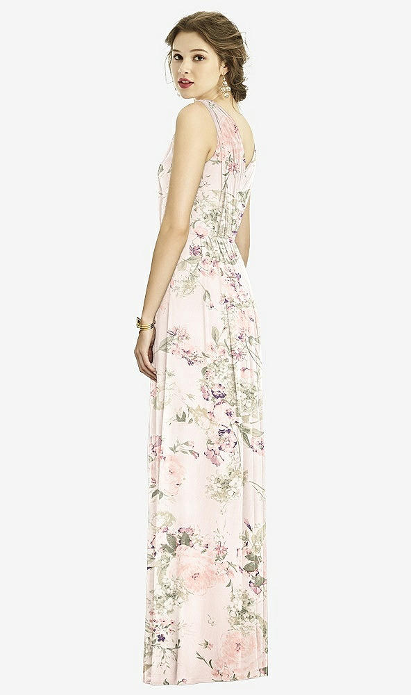 Back View - Blush Garden Dessy Bridesmaid Dress 3005