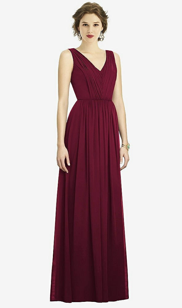 Front View - Cabernet Dessy Bridesmaid Dress 3005