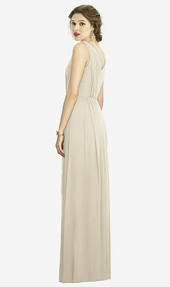 Back View - Champagne Dessy Bridesmaid Dress 3005