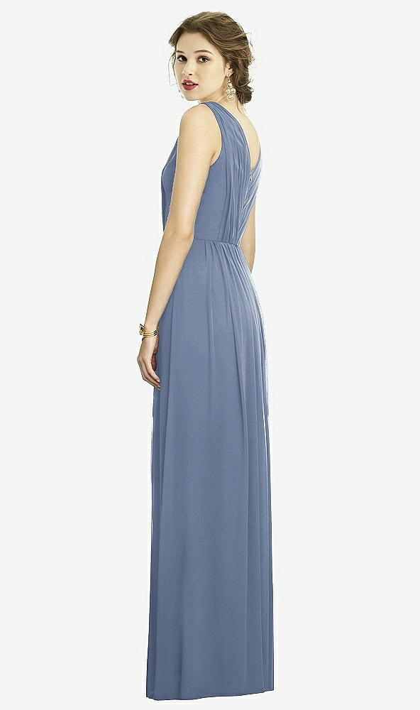 Back View - Larkspur Blue Dessy Bridesmaid Dress 3005