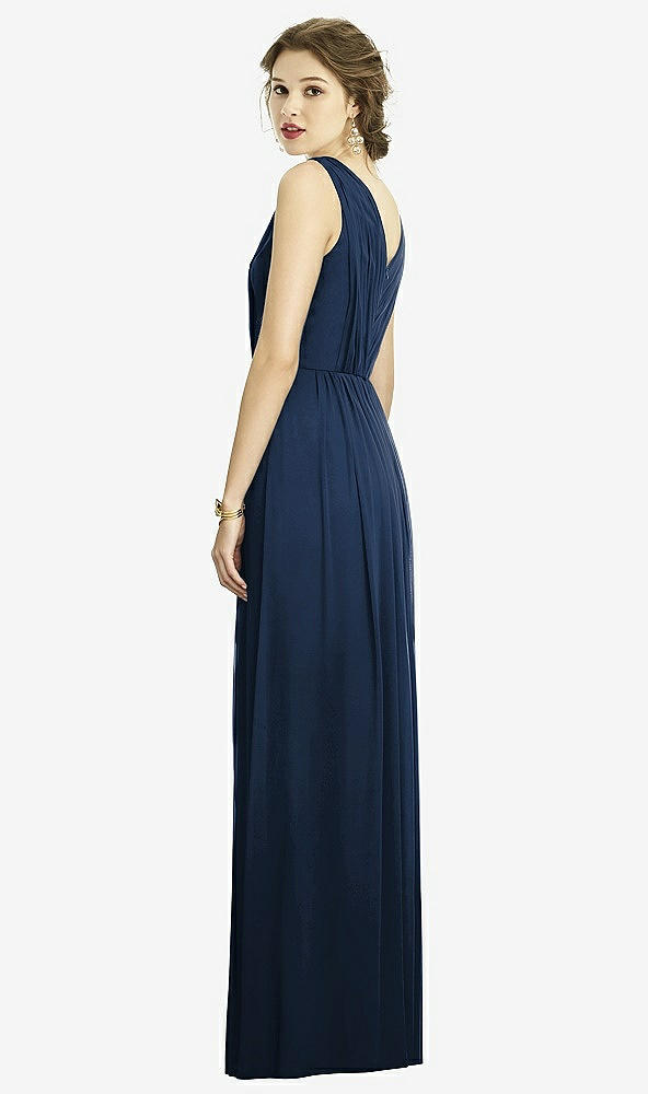 Back View - Midnight Navy Dessy Bridesmaid Dress 3005