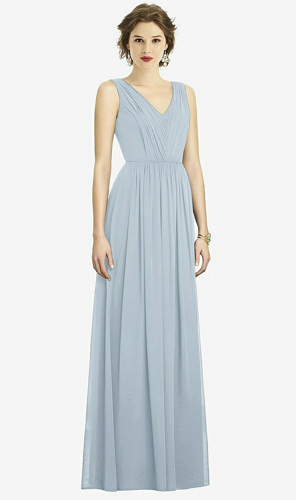 Front View - Mist Dessy Bridesmaid Dress 3005