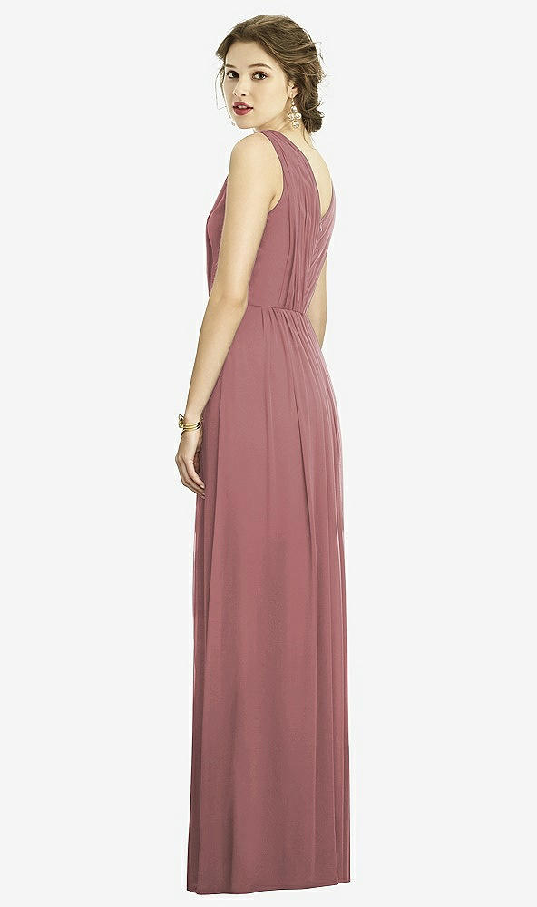 Back View - Rosewood Dessy Bridesmaid Dress 3005