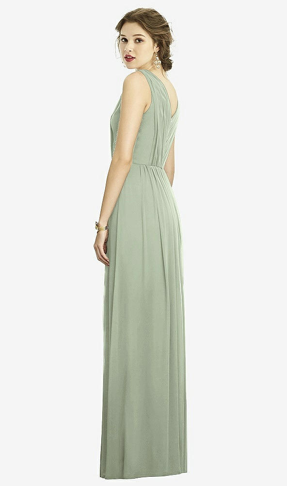 Back View - Sage Dessy Bridesmaid Dress 3005