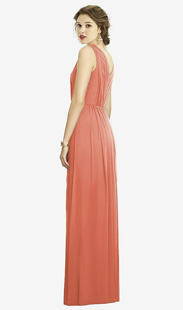 Back View - Terracotta Copper Dessy Bridesmaid Dress 3005