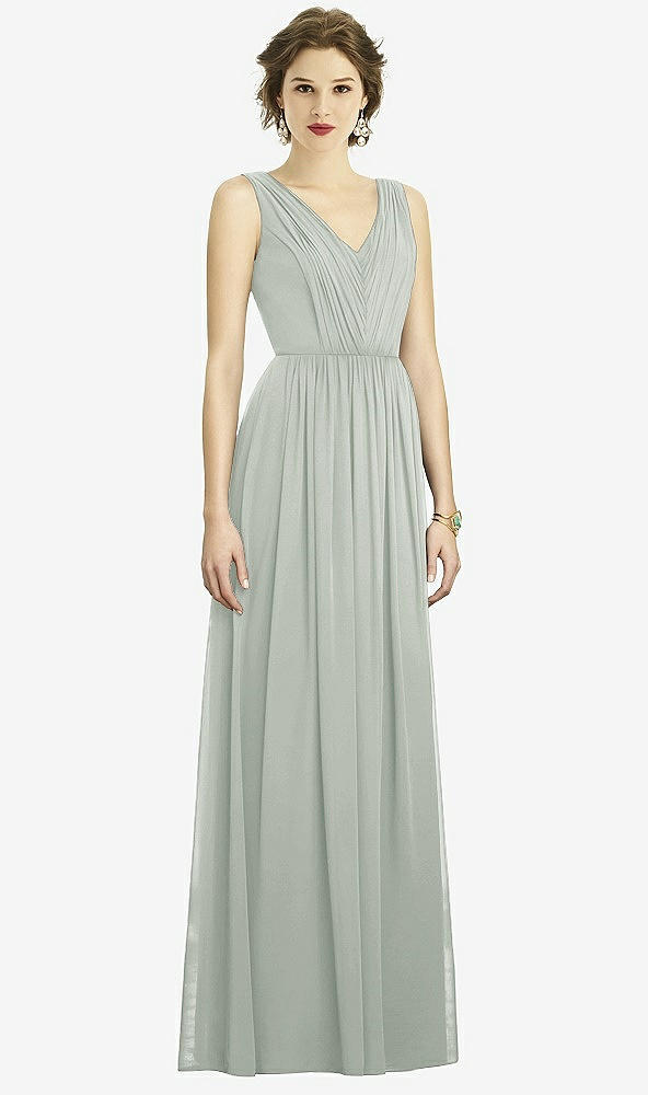 Front View - Willow Green Dessy Bridesmaid Dress 3005