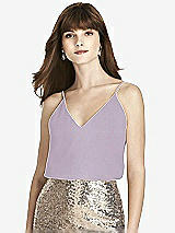 Front View Thumbnail - Lilac Haze After Six Bridesmaid Top T1507