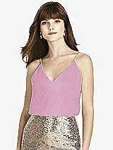 Front View Thumbnail - Powder Pink After Six Bridesmaid Top T1507