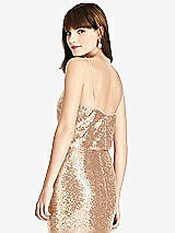 Rear View Thumbnail - Rose Gold After Six Bridesmaid Top T1508