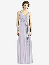 Front View Thumbnail - Moondance Draped Wrap Chiffon Maxi Dress with Sash