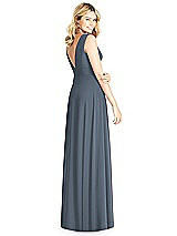 Rear View Thumbnail - Silverstone Sleeveless Deep V-Neck Open-Back Dress