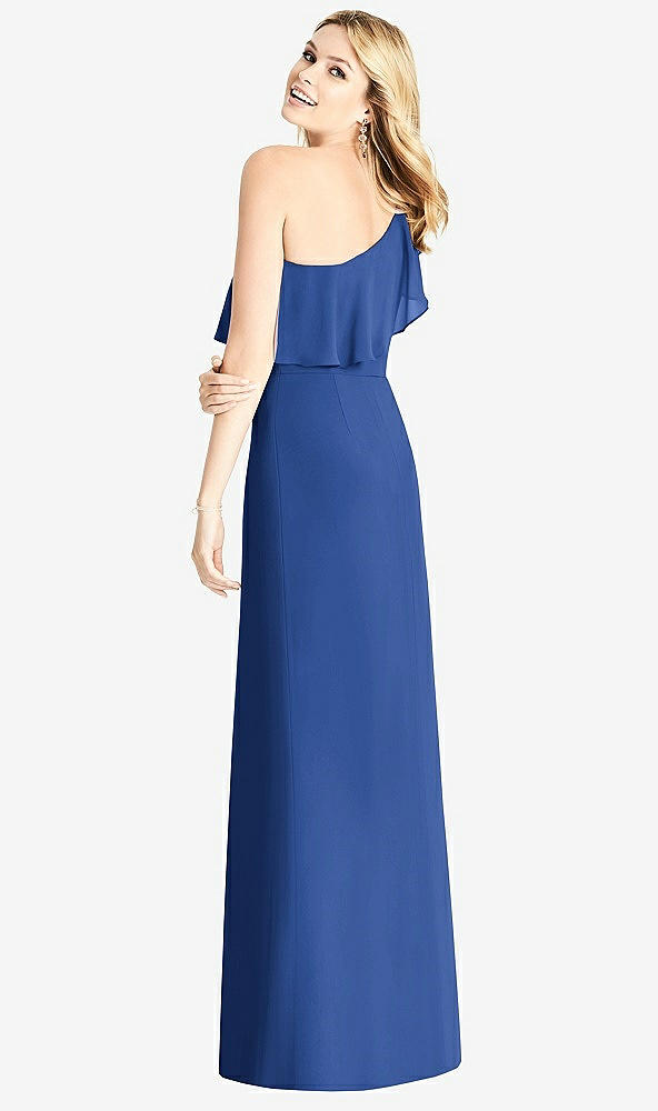 Back View - Classic Blue Social Bridesmaids Dress 8189